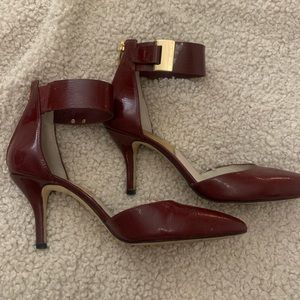 Michael Kors Red leather heels